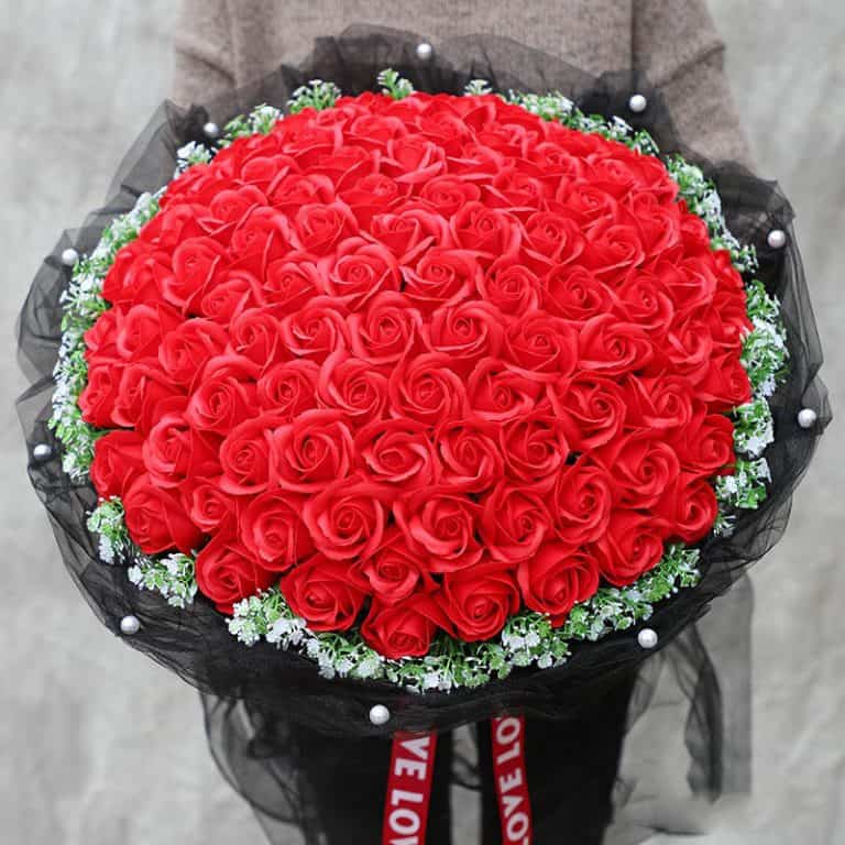 Artificial Flowers Large Bouquet 99 Roses Artificial Flowers Store