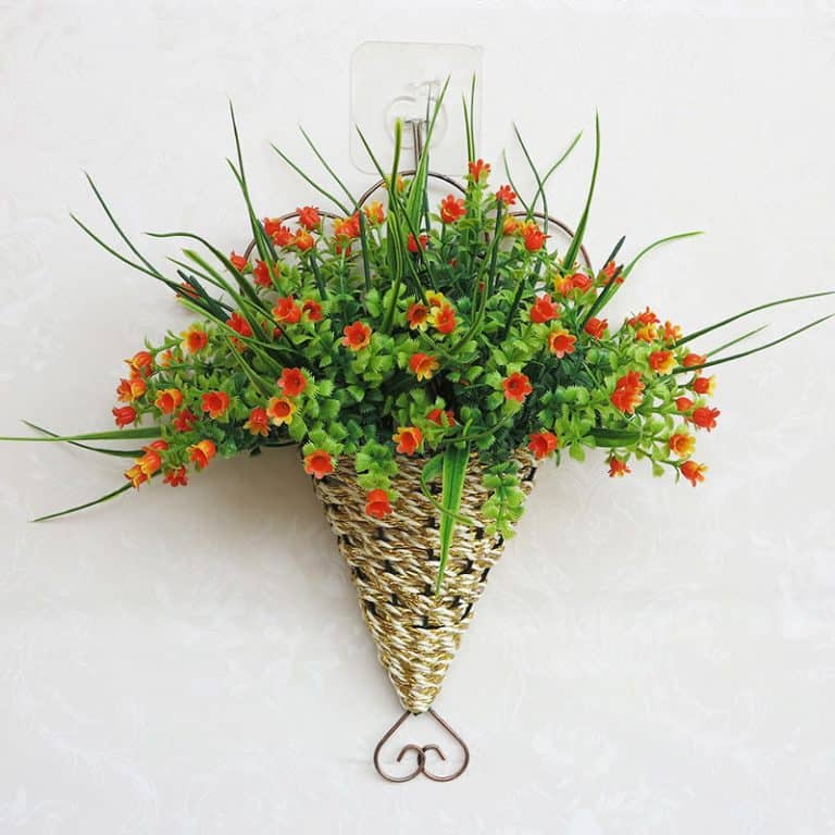 Outdoor Artificial Flowers Flores Convallariae with Basket Artificial