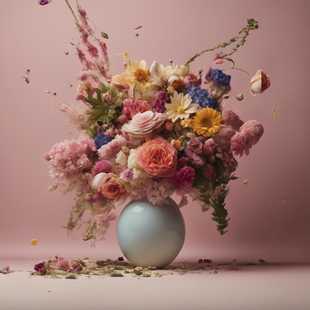 Blending Beauty: Mixing Fake and Real Flowers