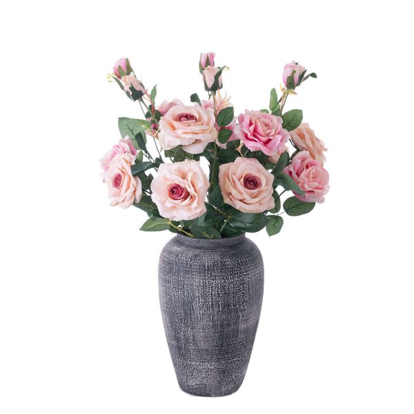 Artificial Roses Medium 3 Blossom (9)